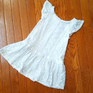 Oshkosh white lace toddler dress